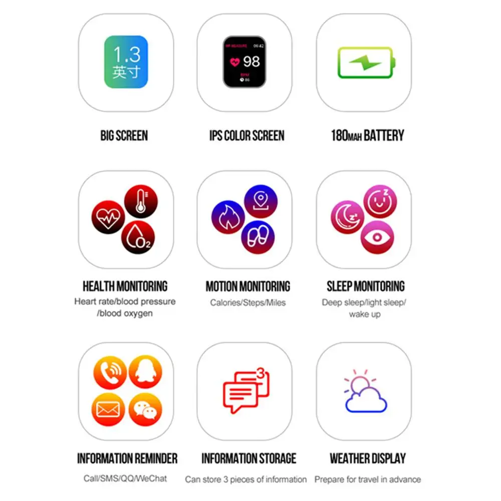 B57 фитнес трекер Смарт часы водонепроницаемые спортивные для IOS Android телефон
