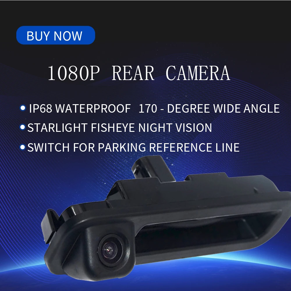 $114.14 Special Car Rear View Camera For Ford Focus 2012 2013 For Focus 3 Trunk Handle Camera Color Night Vision Waterproof