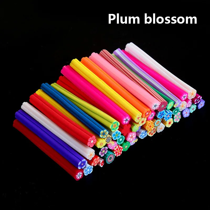 50Pcs slime toy 1 50 шт., 5 мм* 50 мм, сделай сам, кусочки слизи, фрукты, ногти, красота, глина, искусственный пластилин, принадлежности, слимы, пушистый клей, игрушки для детей, подарок - Цвет: 50Pcs slime toy 1