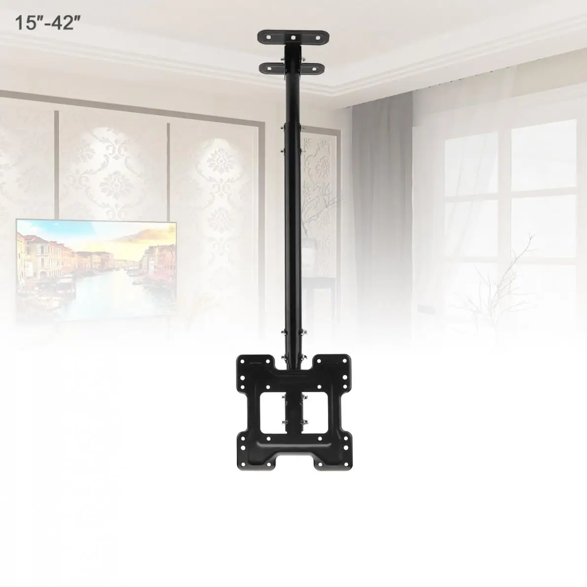 

Universal 50KG TV Flat Panel Wall Cantilever Hanger with Cable Clip and Small Wrench for 15 - 42 Inch LCD LED Monitor