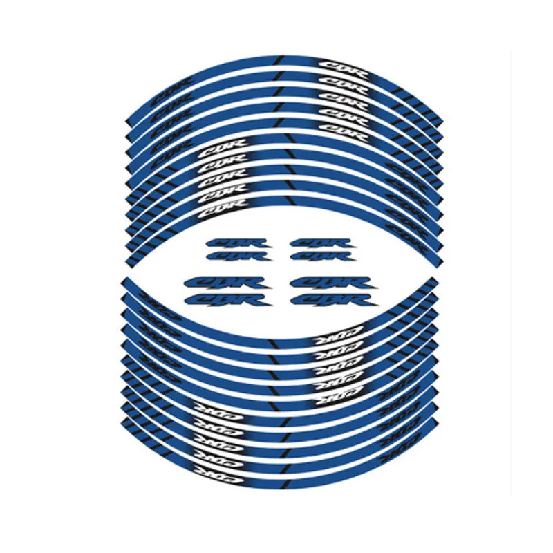 4 цвета универсальные светоотражающие наклейки на колеса мотоцикла HONDA CBR |