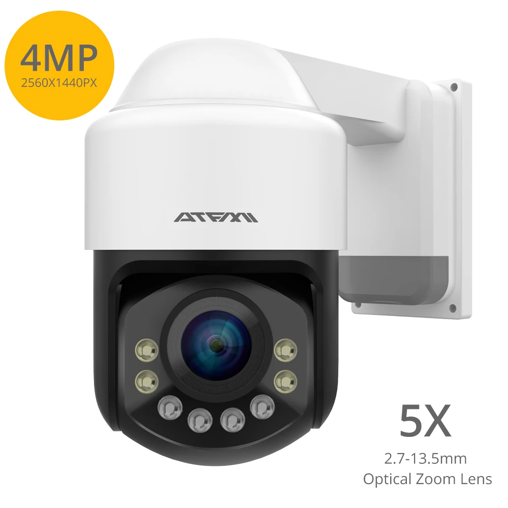 Наружный Wifi роутер для Камера безопасности ip камера HD 4MP cctv Mini 3 дюймов PTZ Скорость купол Камера s Беспроводной 5X зум двухстороннее аудио Onvif iCsee