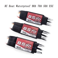 50a 70a 90a rc boat brushless electric speed controller 2 6s lipo bec 5 5v5a esc programming card for 2948 3660 3670 boat motor