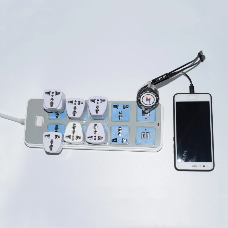 Новый Умный удлинитель 10 А с 4 USB-портами и поддержкой быстрой зарядки |