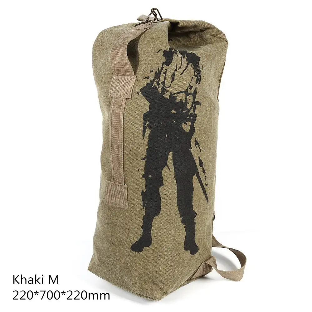Khaki M Холщовый Рюкзак для скалолазания, Спортивная велосипедная сумка, рюкзак для походов на открытом воздухе, походная сумка для путешествий, рюкзак для скалолазания, оборудование - Цвет: Khaki M