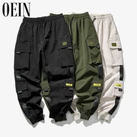 oein 2021 new street outfit cargo pants mens jeans cargo pants stretch harlan pants jogging pants fall spring mens wear