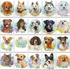 Алмазная 5D картина сделай сам с животными, мультяшными кошками, собаками, Хаски, бульдогом, цветами, полноразмерная и круглая вышивка, мозаика, вышивка крестиком, домашний декор