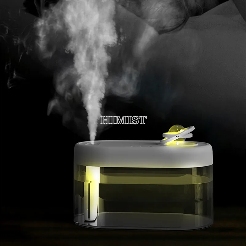 

1.2 LRechargeable Portable Air Humidifier Wireless Battery Humidifiers Diffuser Cool Mist Maker Night Lamp Purification For Home