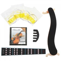 34 44 violin accessories kit with shoulder rest fingerboard sticker strings and mute violin accessories