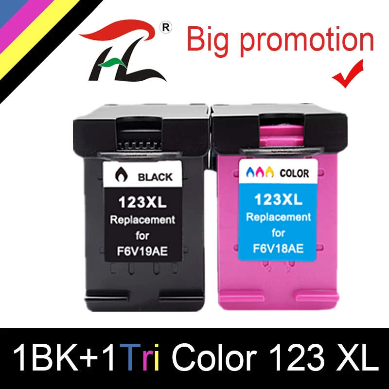 Чернильный картридж YLC 123XL для HP 123 XL замена принтера Deskjet 1110 2130 2132 2133 2134 3630 3632 3637
