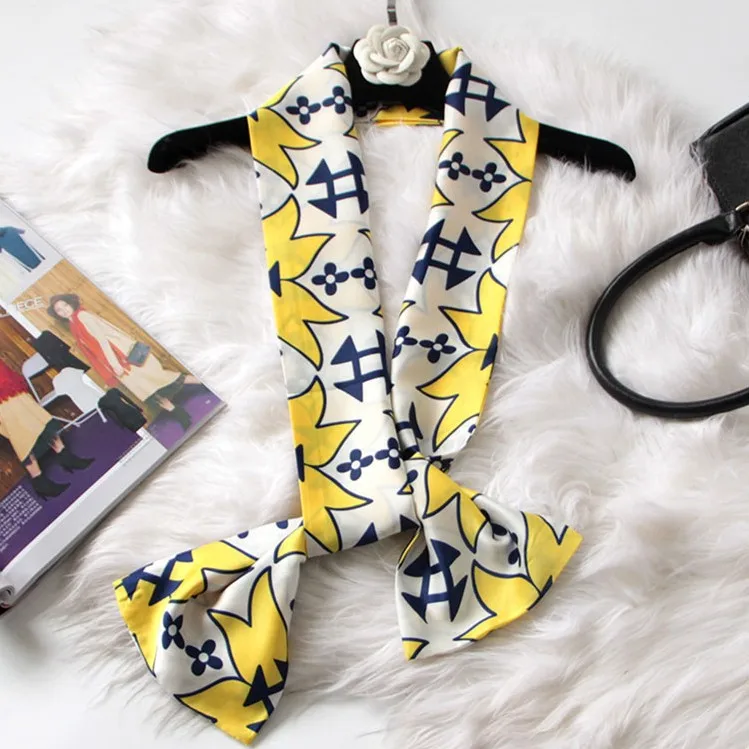 Весенне осенний шелковый шарф качественный шифоновый Длинная накидка глушитель