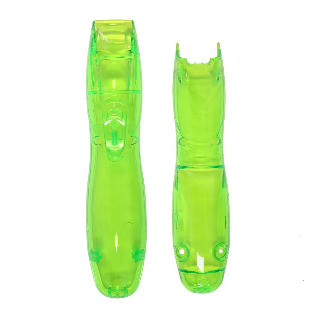 

Transparent Green Electric Clippers Modified Shell Upper And Lower Cover Hairdressing Tools Haircut Accessories