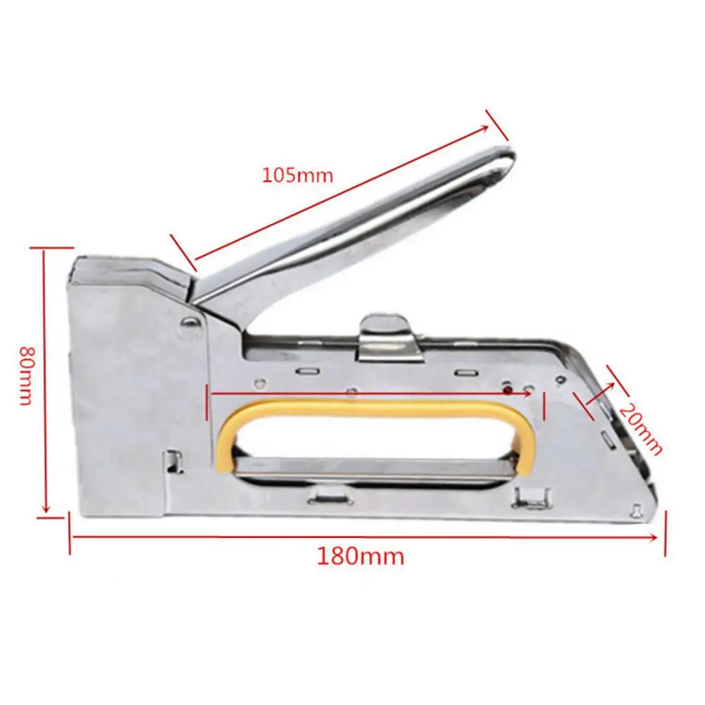 

Stapler Nail Gun Heavy Duty Staple Gun Nailer Furniture Tool Wood Frame Stapler Stainless Steel Hand Tool For DIY Home Decor