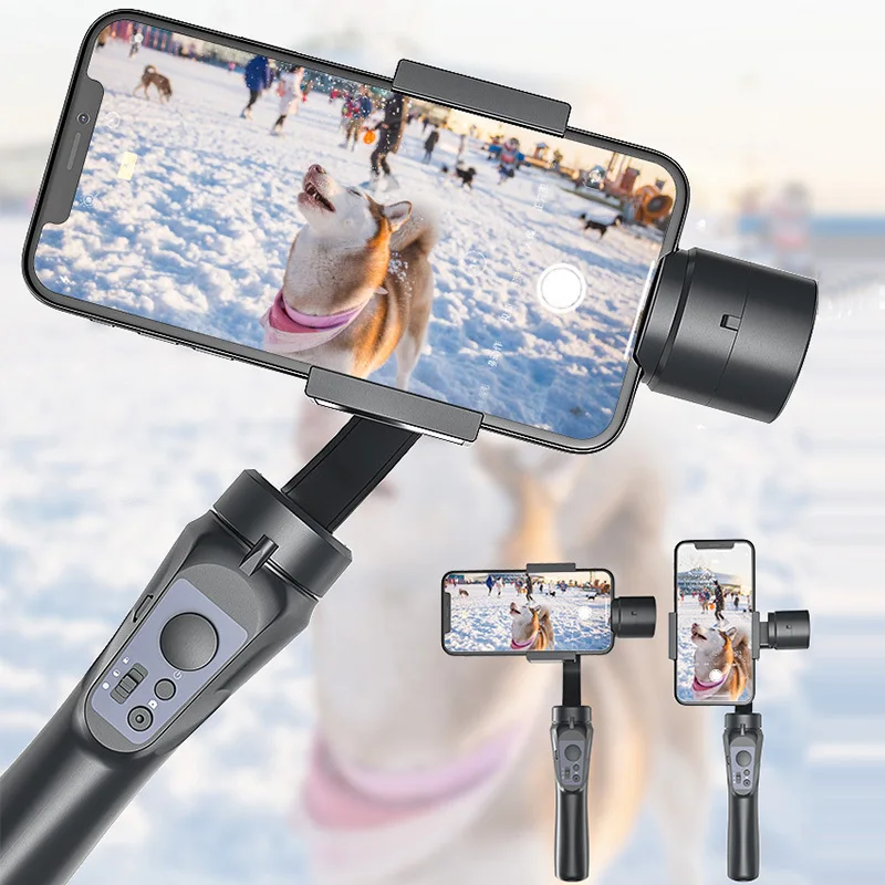 3 х осевой ручной шарнирный стабилизатор для камеры iPhone 11 Samsung Galaxy Huawei Xiaomi