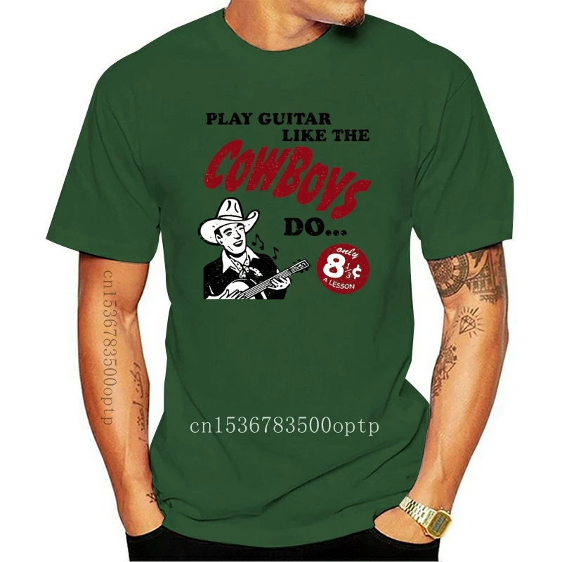 

Cowboy Guitarist T-Shirt - Direct From Stockist Short-Sleeved Tee Shirt