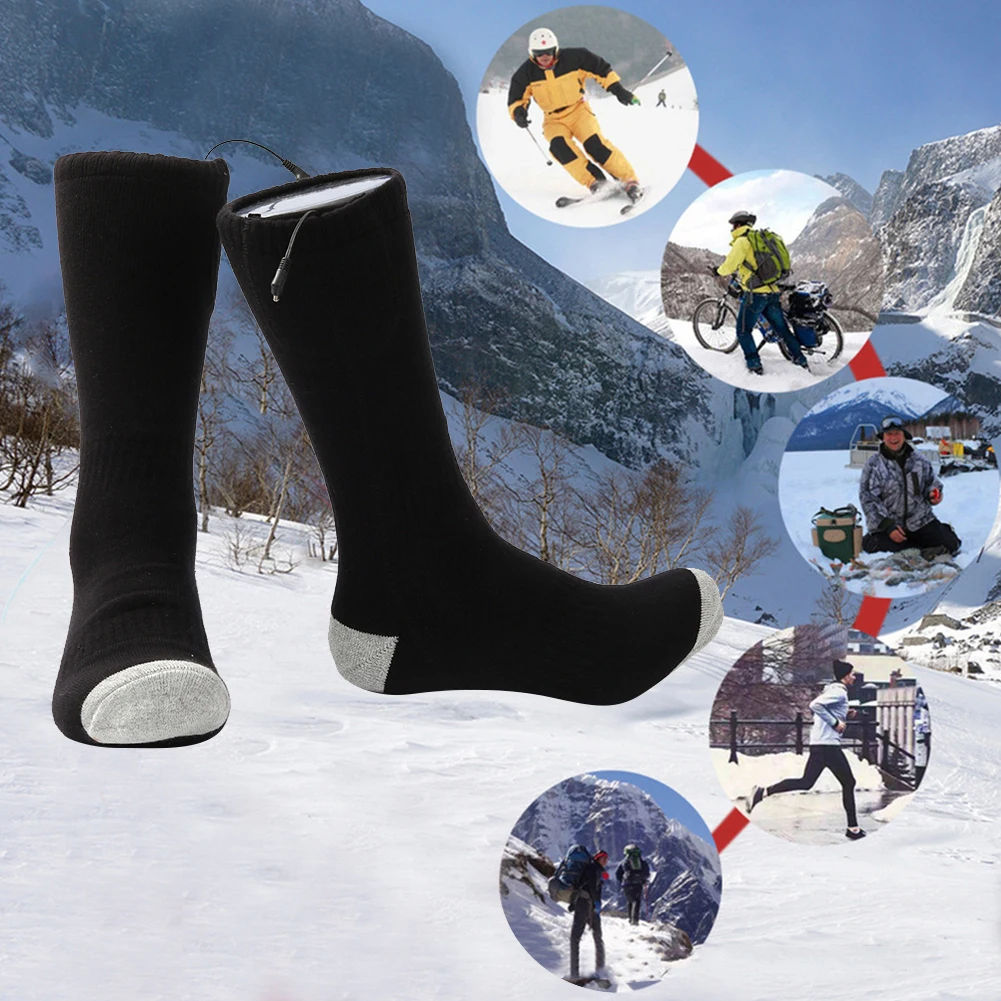 1 пара зимние теплые термоноски для езды на велосипеде | Спорт и развлечения