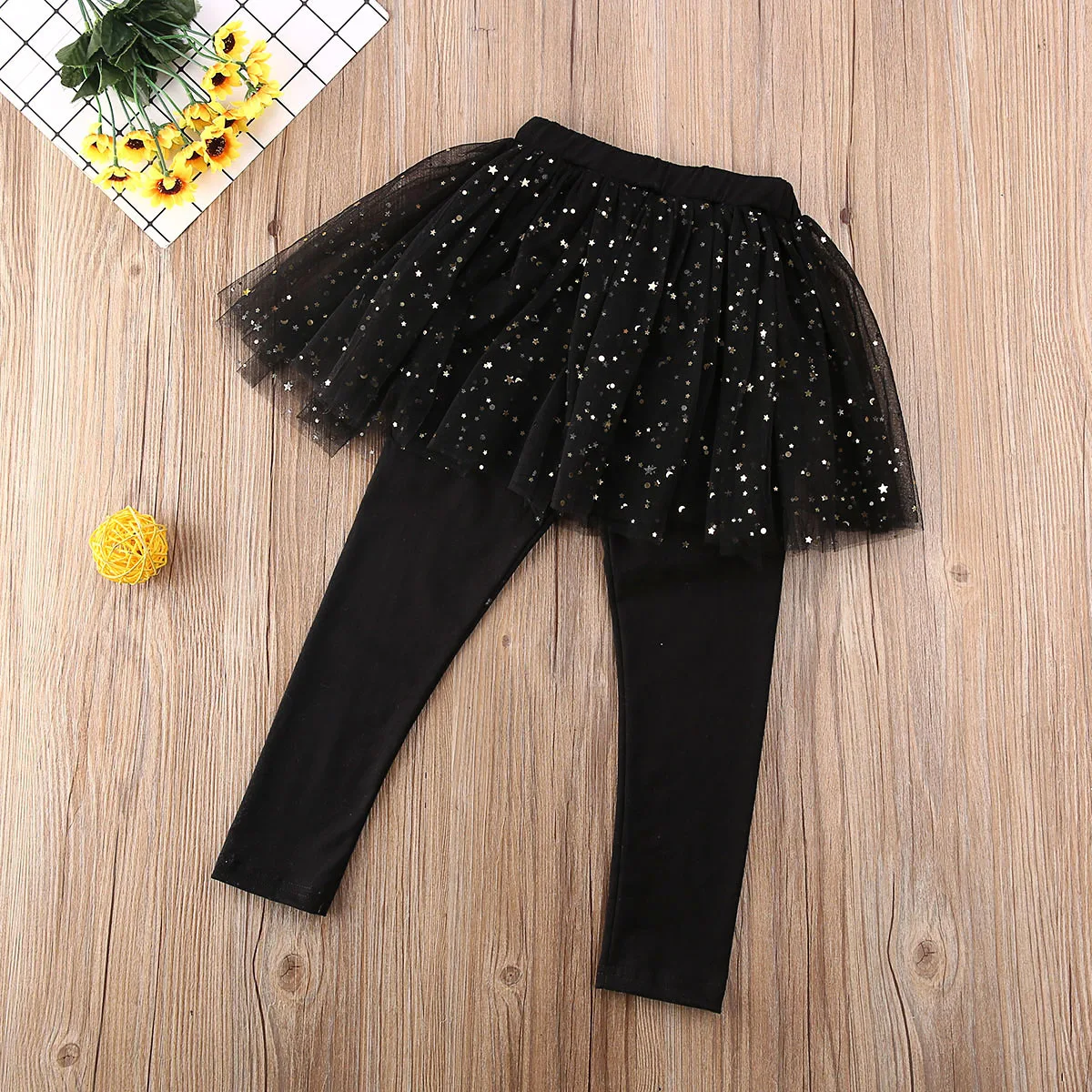 Одежда для малышей юбка-брюки маленьких девочек эластичные однотонные Блестящие