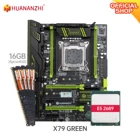 Материнская плата HUANANZHI X79 GREEN X79 с Intel XEON E5 2689 с 4*4G DDR3NON-ECC комбинированным набором памяти USB 3,0 SATA PCI-E NVME