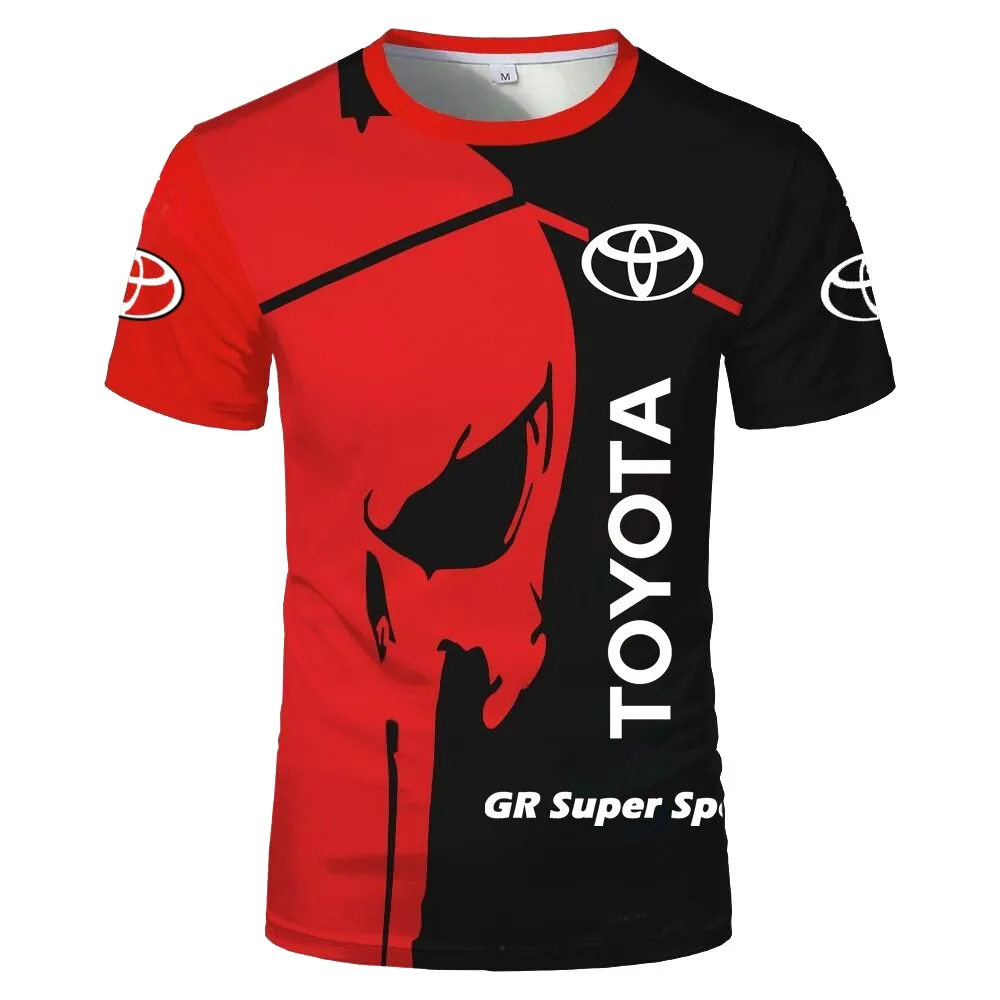 

New Car Logo T-shirt Sweatshirt Short Sleeve Top Round Neck High Quality Mens Oversized Top Sportswear Menâ€˜s And Boy T-shirt