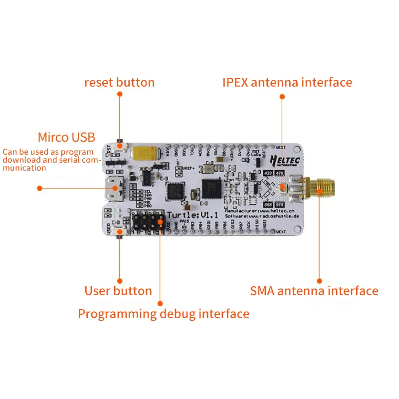 Ультра низкая мощность STM32L432KC SX1276 LoRaWAN макетная плата поддерживает LoRaWAN MQTT одноканальный