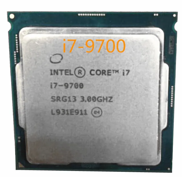 Процессор Intel Core 9700 ЦП 3 0 ГБ 12 МБ гнездо i7 1151 /H4/LGA1151 14 нм Восьмиядерный процессор |