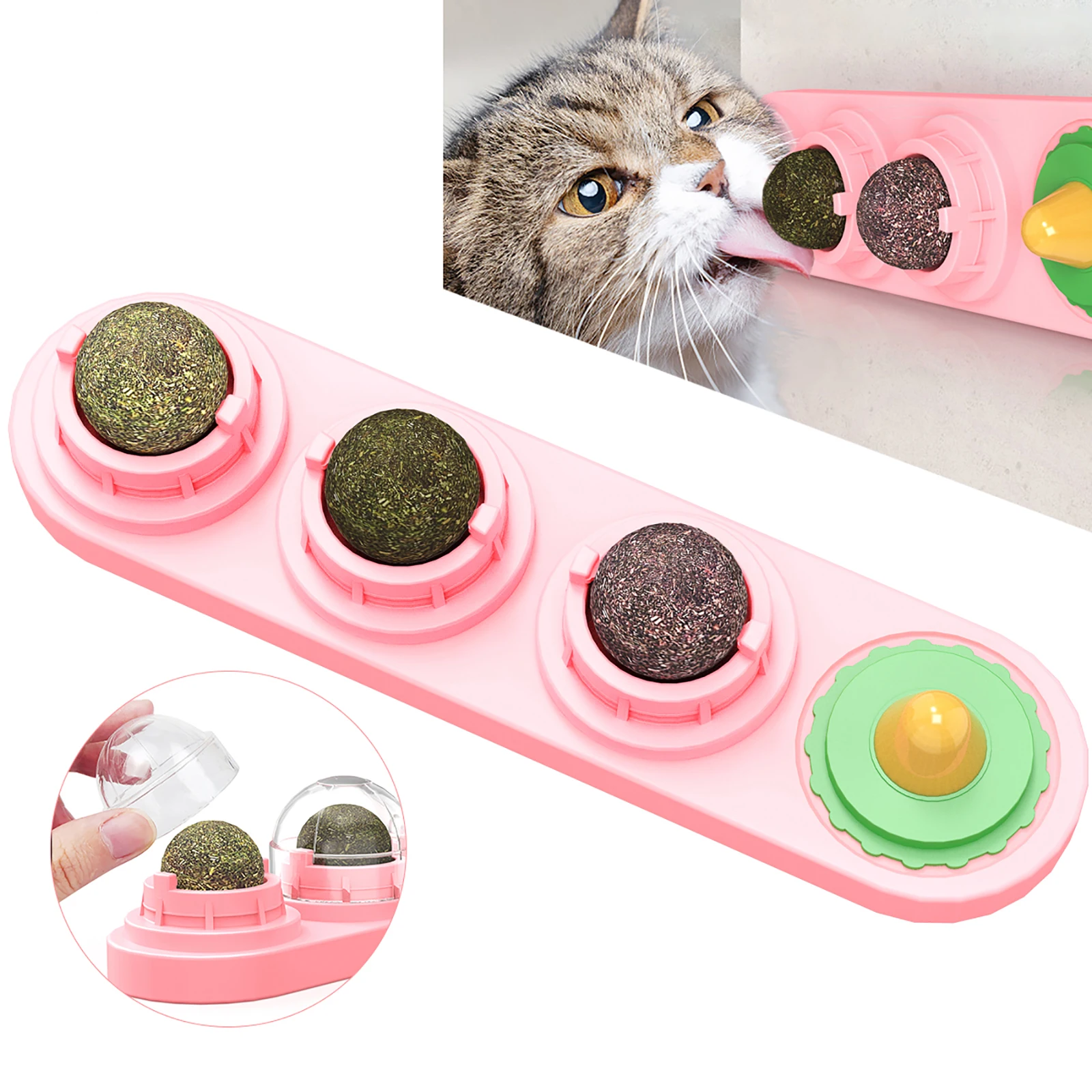 

Игрушка для кошек, еда, съедобные шарики, лижущие лакомства, игрушка для кошек, котят