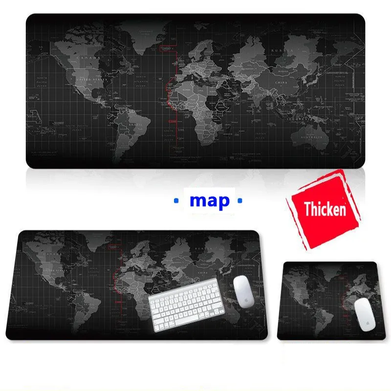 300x800x2 World Map Mouse Gaming Pad Large To Notbook Computer Gamer Mousepad Mats For Dota CS GO Game |