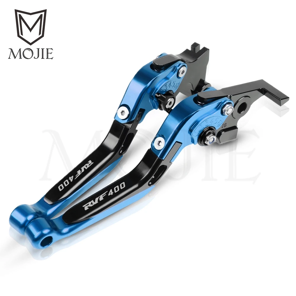 Blue Для Honda RVF400 NC35 RVF 400 NC 35 1994-1996 1995 аксессуары для мотоциклов CNC регулируемые Складные Выдвижные Тормозные Рычаги Сцепления - Цвет: Blue