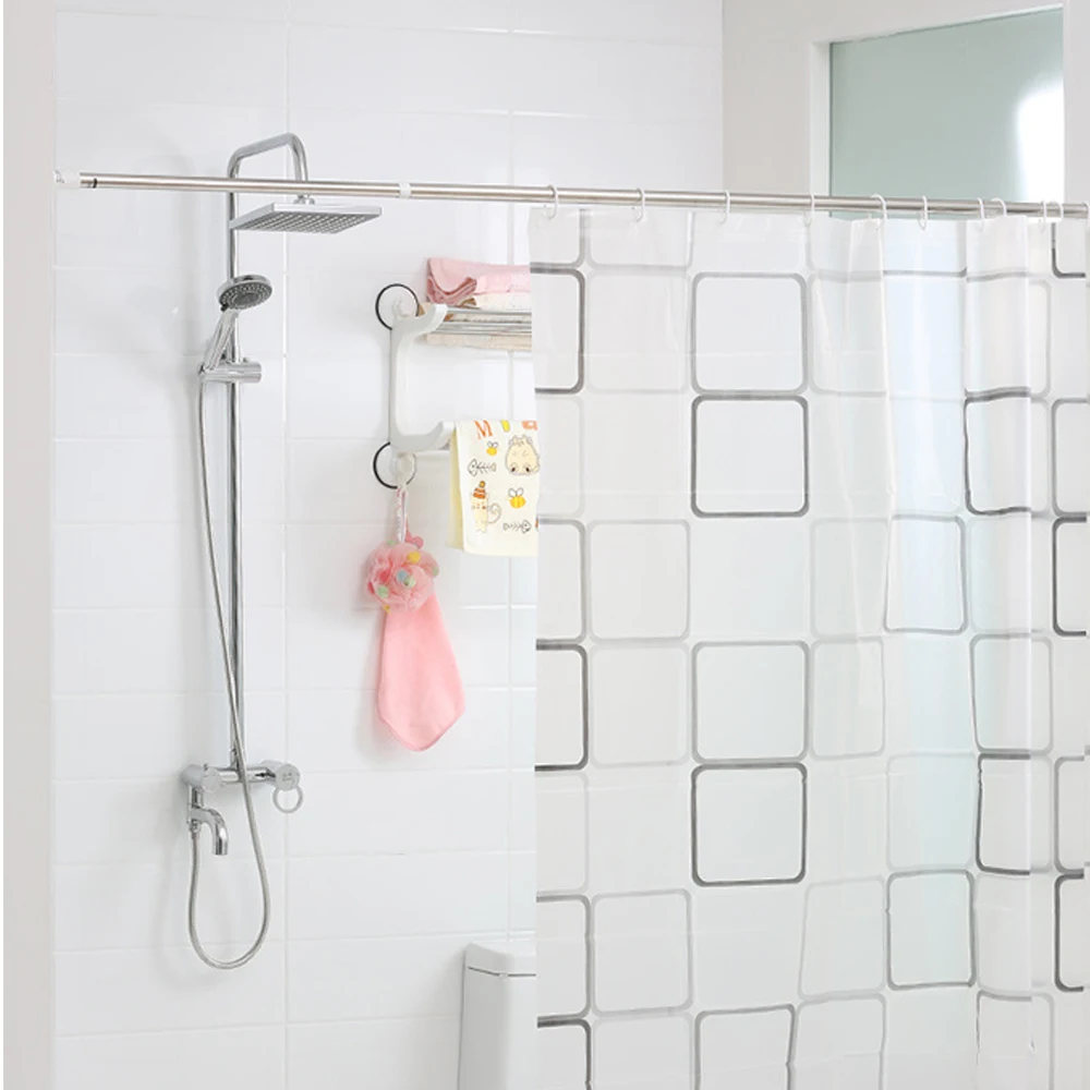 Многофункциональная телескопическая Штора для ванной комнаты 6 - Цена: 979,10 - 2 003,85 руб.