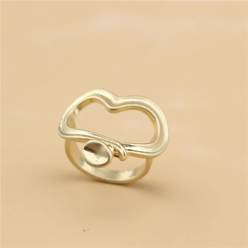Anslow Fashion Jewelry New Gold Plated Creative Design Heart Charms Women Men Wedding Ring Couple Love Promise Gift LOW0085AR | Украшения и
