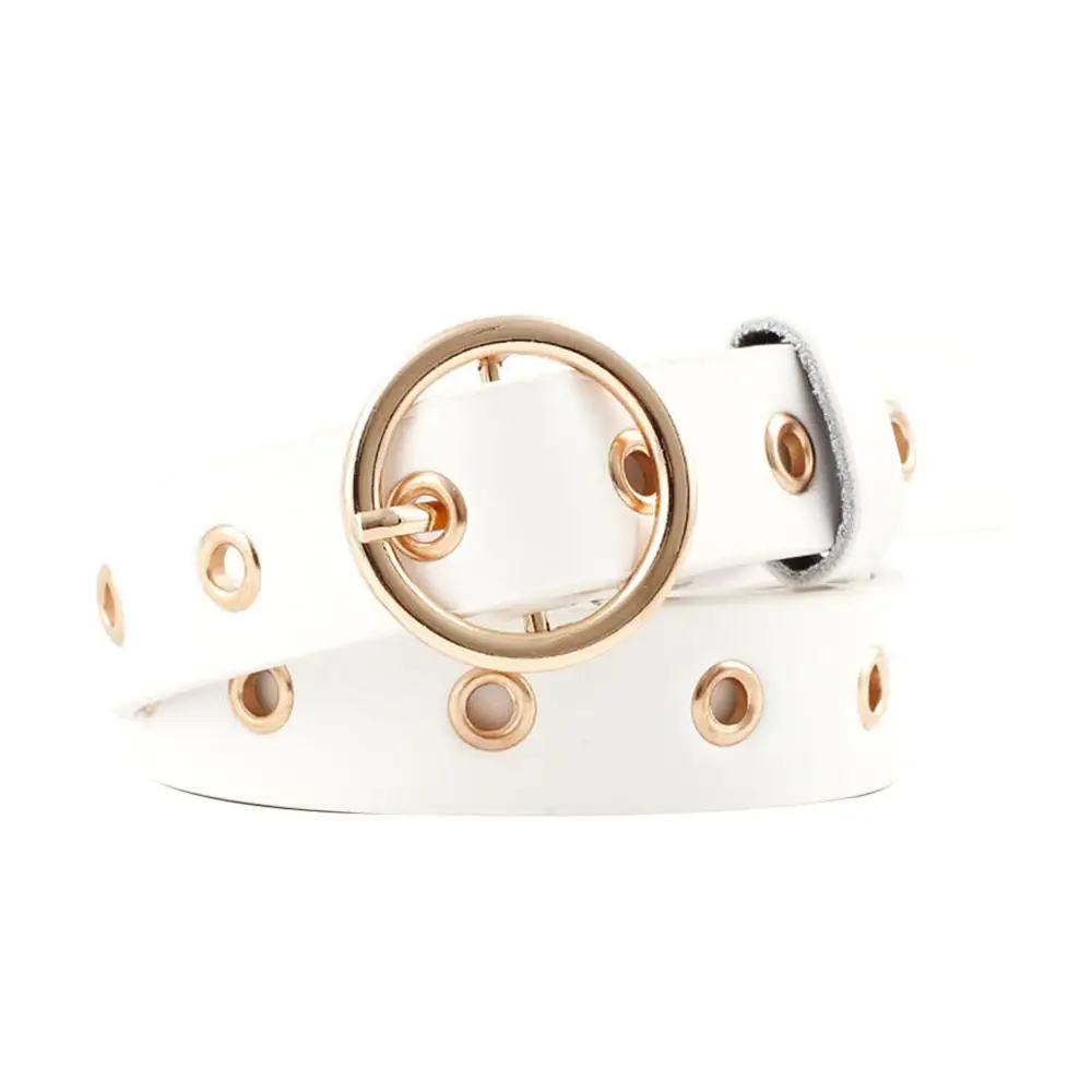 Женские регулируемые ремни из искусственной кожи металлические золотистые с