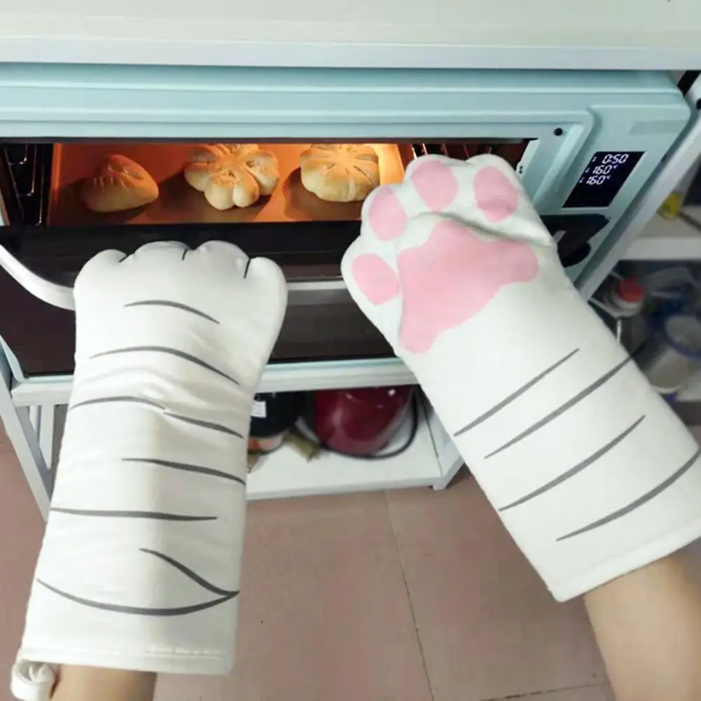 1 шт. 3D мультфильм животных Прихватки длинные профессиональные термостойкий
