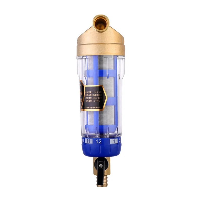 

Water Pre Filter Carry Wipers Euro-Standard Brass 30Years Lifitime Purifier Whole Hous 1/2inch 3/4inch 1inch Cocina Accesorio