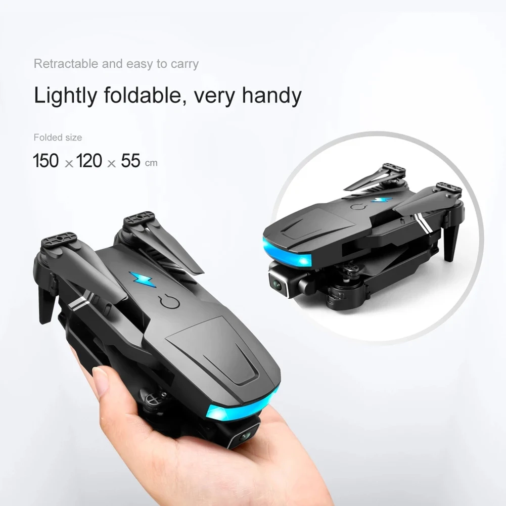 2021 NEW LS878 Drone 4K HD Dual Camera Fpv Wifi Altitude Hold Mode Foldable Quadcopter Helicopter RC Mini Drones Boy Toy VS E525