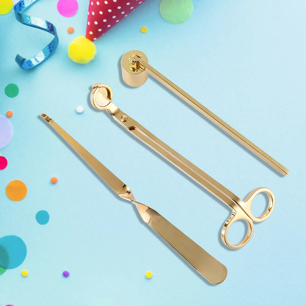 3 в 1 лампы форме свечи набор аксессуаров для триммер фитилей снаффер фитиль Dipper