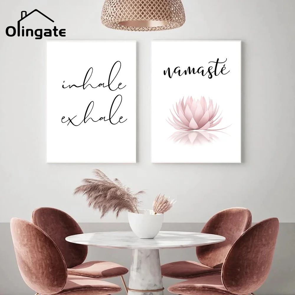 

Black White Quotes Canvas Poster Abstract Flower Letter Wall Painting One Piece Canvas Picture Home Decor Living Drawing Room
