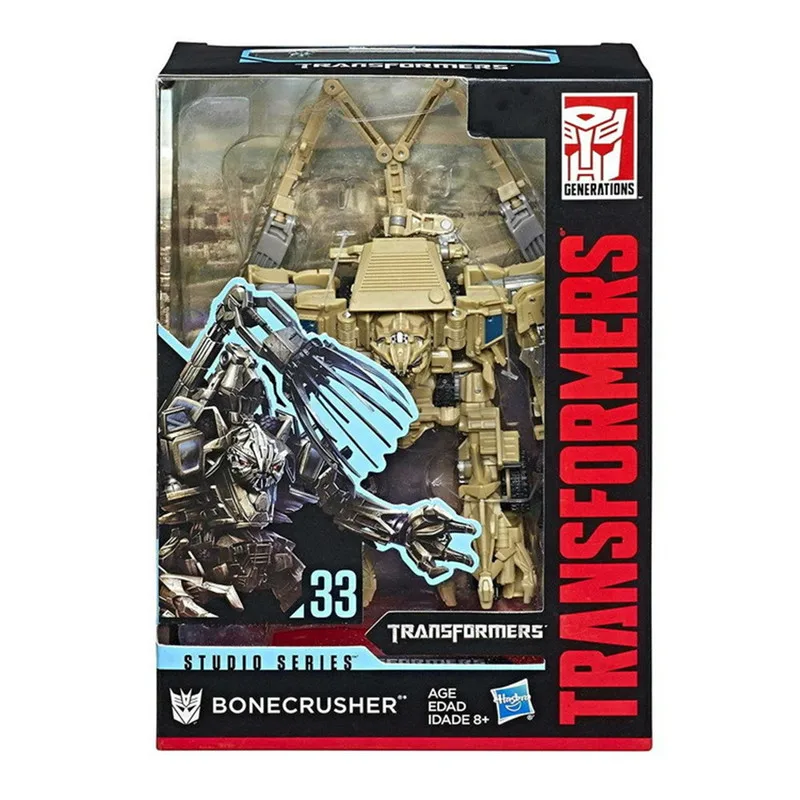 

Original Hasbro Transformers Toys Voyager Class Movie Studio Series SS33 Bonecrusher Action Figures Model Toys for Children