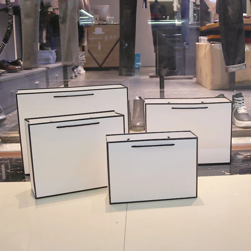 5 шт. бумажный свадебный подарочный пакет с ручками сумка для украшений обувь