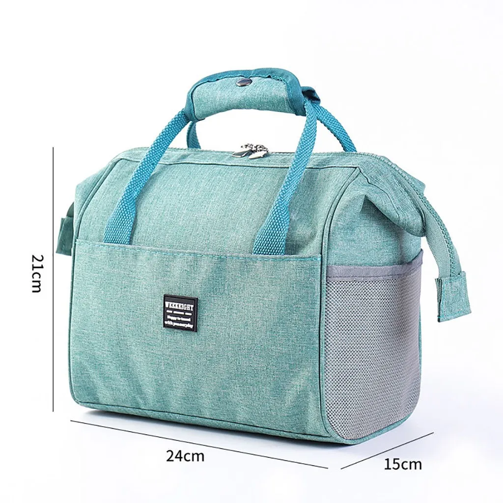 Портативный изолированный Ланч бокс сумка тоут мягкая холодильник