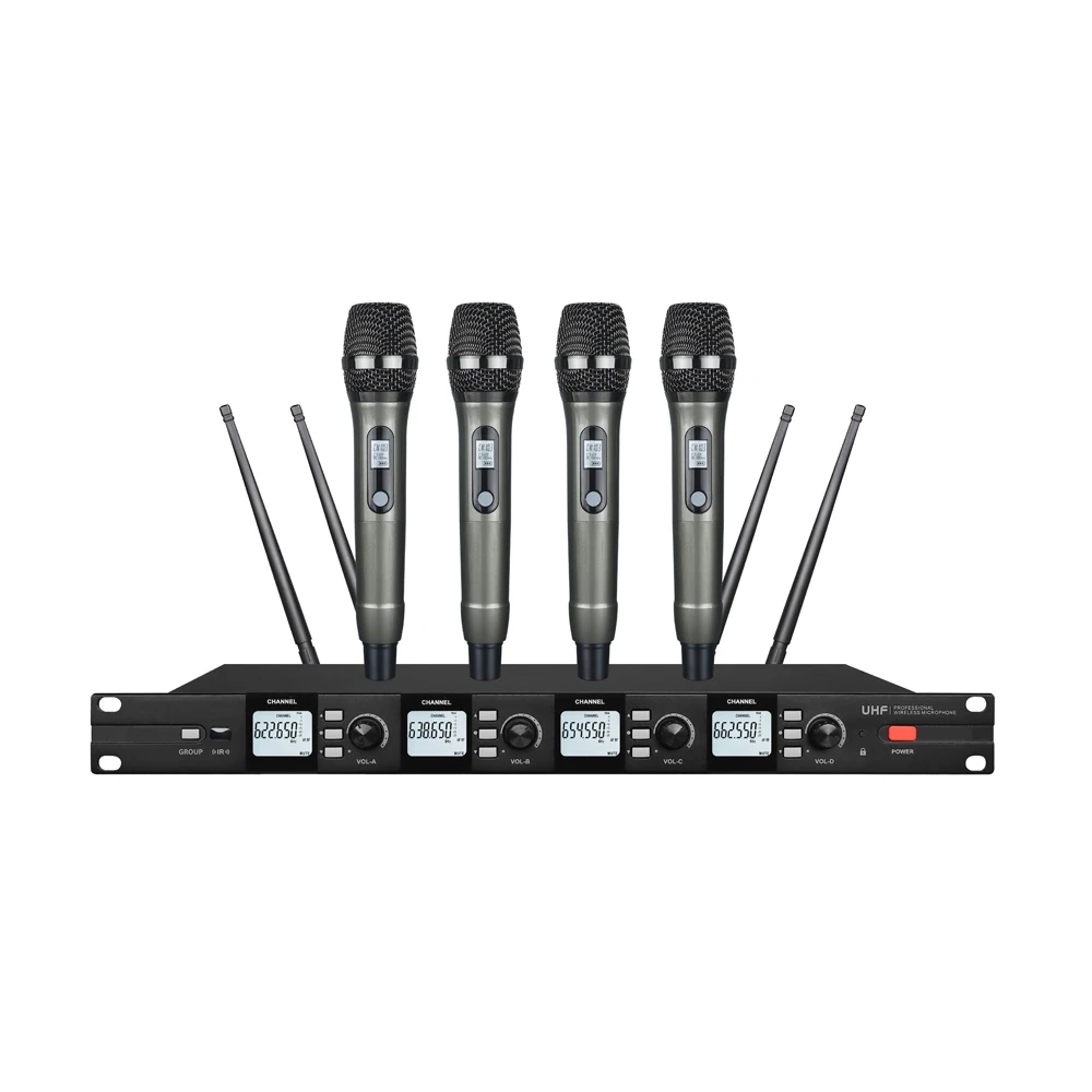 

KP-740 Professional UHF digital pll wireless metal mike series