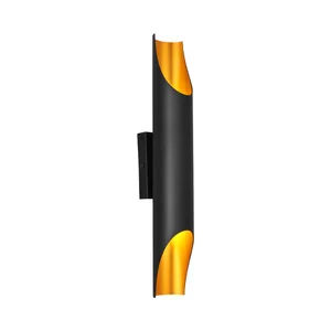 Винтажная настенная лампа в форме бамбука, оригинальный прикроватный металлический светильник для бара, кафе, столовой, спальни, скошенная настенная лампа