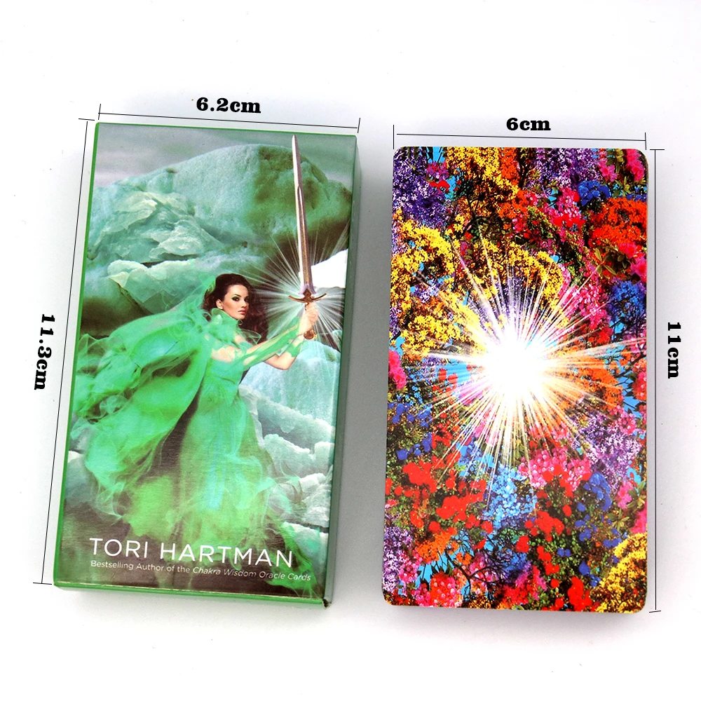 The Chakra Wisdom Tarot 78 открыток инструкции карты колода оккультная книга для гадания