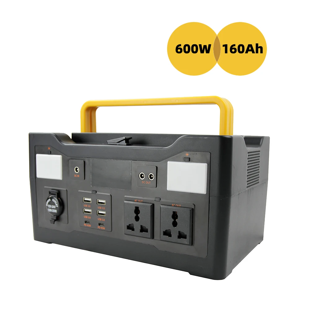 

portable solar generator, 600W energy systems with battery and panels