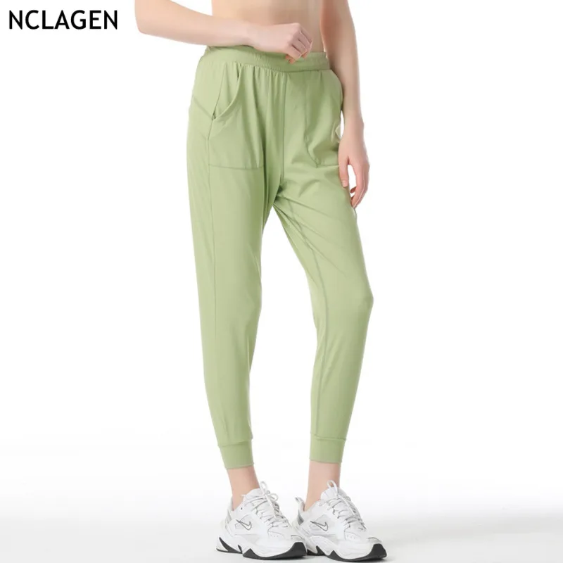 Повседневные штаны для йоги леггинсы с высокой талией спортивные женские