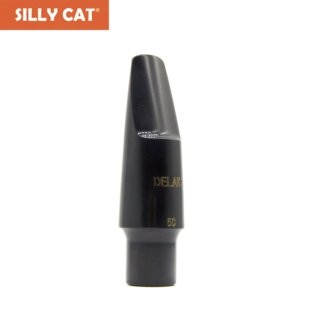 

1 piece French style 4C Bakelite Sax Mouthpiece Saxophone Mouthpiece for Alto Tenor Soprano Saxophone Popular / Jazz musical