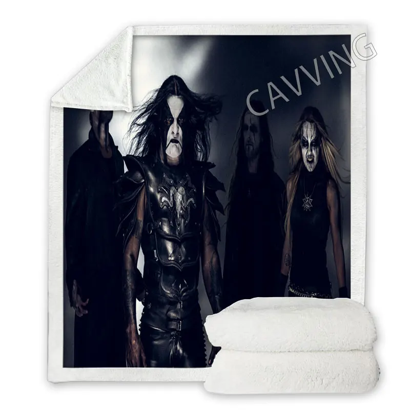 ABBATH Rock 3D Printed Sherpa Blanket Rectangle Textiles Fleece Wearable Throw for Sofa | Дом и сад