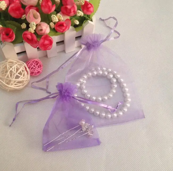 Подарочные пакеты из органзы 10 шт./лот (11 размеров) для конфет и шоколада на