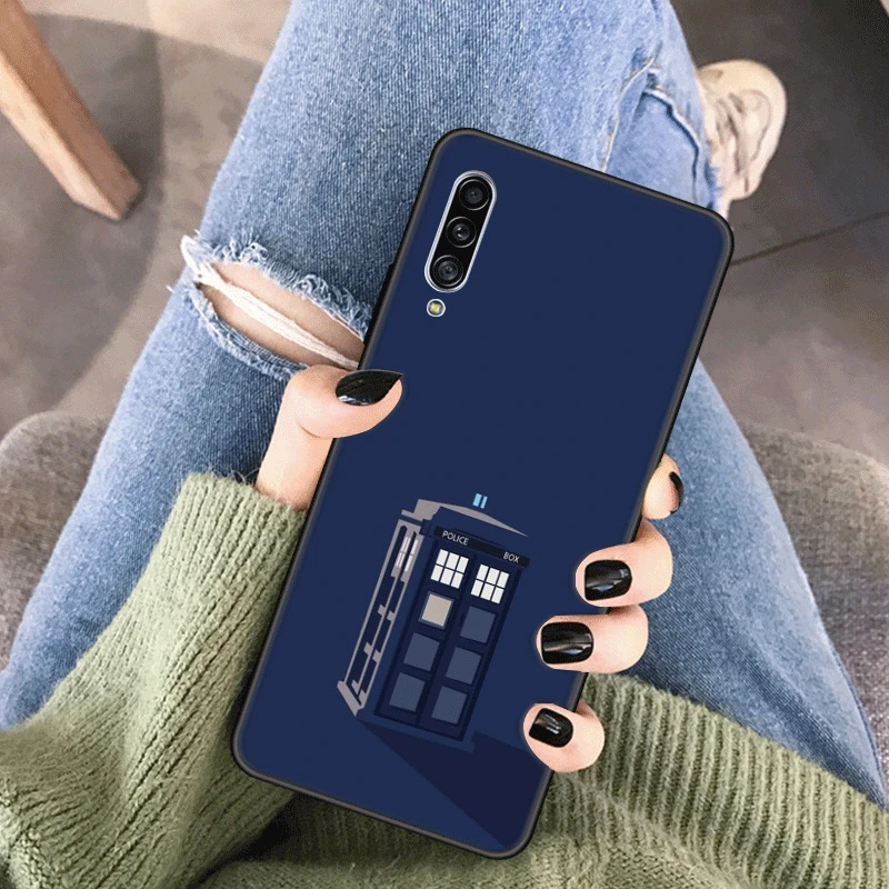 Силиконовый черный чехол для телефона doctor who Samsung Galaxy S6 S7 Edge S8 S9 S10 S20 Plus Lite S10E Ultra