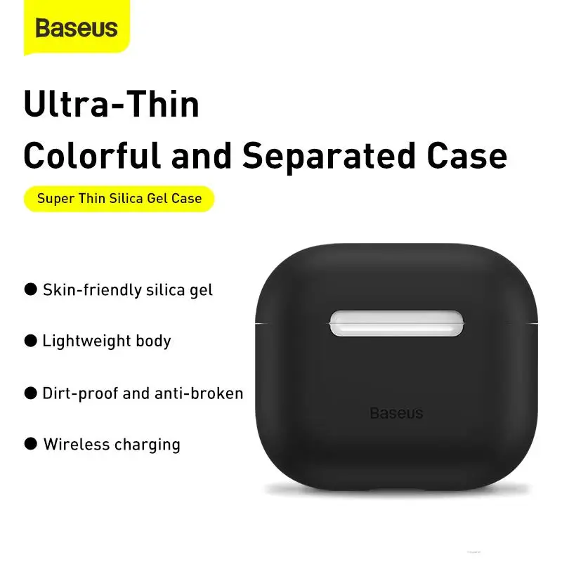 

BASEUS Thin silicone protective sleeve Earphone protective sleeve For Pods