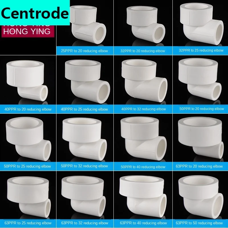 Pipe Fittings 1/2inch 3/4inch 1 inch 1.2 PPR reducer elbow to 20/25/32/40/50/63 pipe | Обустройство дома